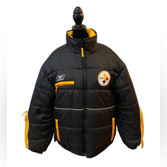 NFL Other - NFL: Steelers Reebox NFL Black and Yellow Puffer Jacket